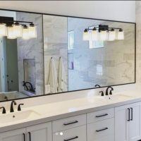 Custom bathroom mirrors