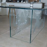 custom glass furniture